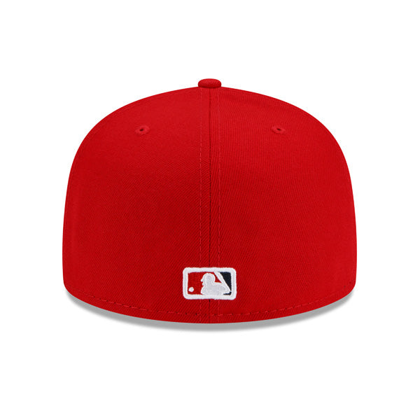 Washington Nationals New Era MLB Exclusive CLUSTER 59Fifty Fitted Hat - Scarlet/Gray Bottom