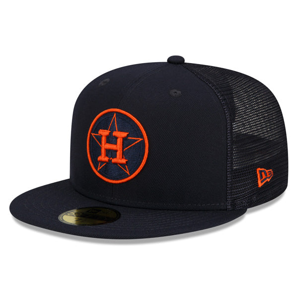 Houston Astros New Era 2022 Batting Practice 59FIFTY Fitted Hat - Navy/Orange