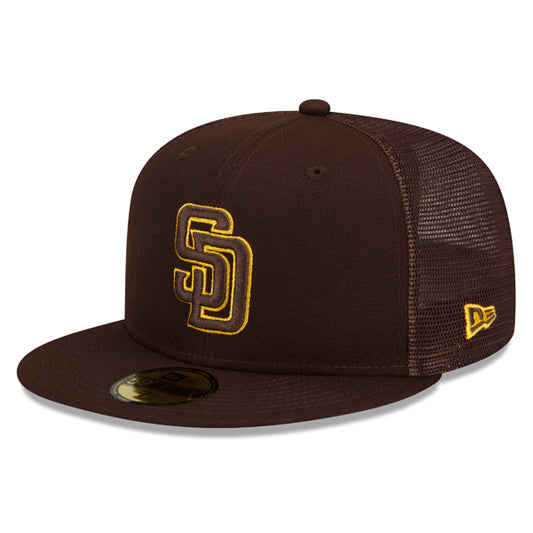 San Diego Padres New Era 2022 Batting Practice 59FIFTY Fitted Hat - Brown/Yellow