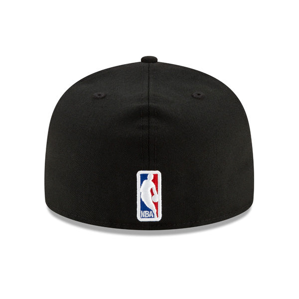 Los Angeles Lakers JUST DON Exclusive New Era 59Fifty Fitted NBA Hat - Black/Gray UV