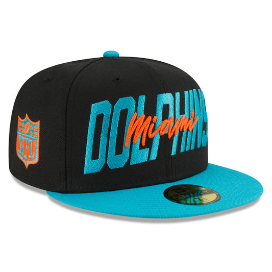 Miami Dolphins New Era 2022 NFL Draft On-Stage 59FIFTY Fitted Hat