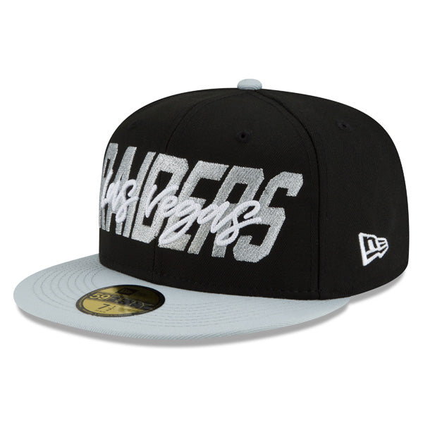 Las Vegas Raiders New Era 2022 NFL Draft On-Stage 59FIFTY Fitted Hat
