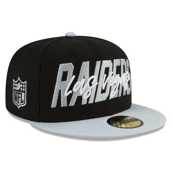 Las Vegas Raiders New Era 2022 NFL Draft On-Stage 59FIFTY Fitted Hat