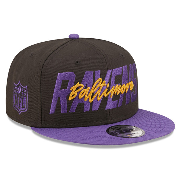 Baltimore Ravens New Era 2022 NFL Draft Official On-Stage 9FIFTY Snapback Hat