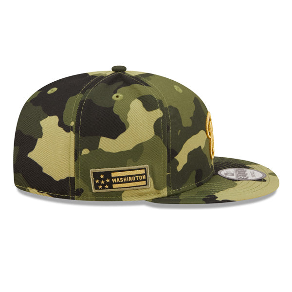 Washington Nationals New Era 2022 Armed Forces Day 9FIFTY Snapback Adjustable Hat - Camo