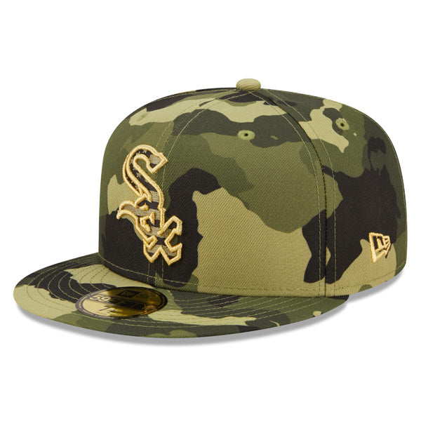 Chicago White Sox New Era 2022 Armed Forces Day On-Field 59FIFTY Fitted Hat - Camo