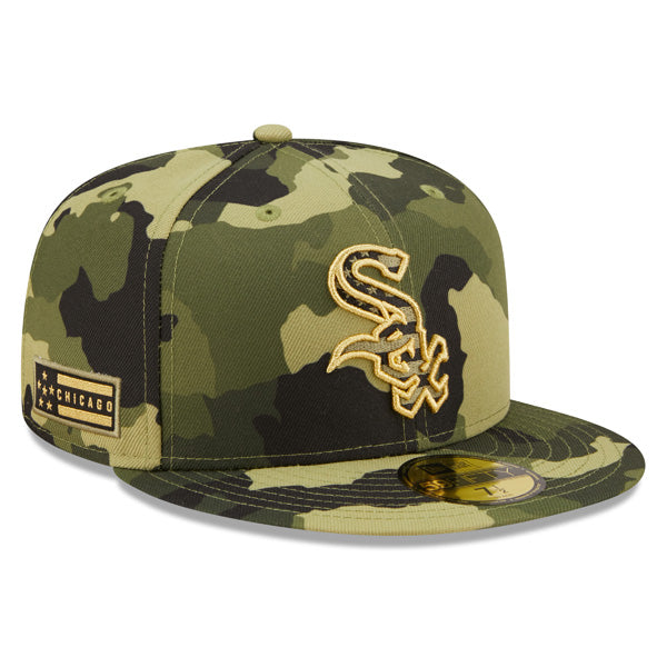 Chicago White Sox New Era 2022 Armed Forces Day On-Field 59FIFTY Fitted Hat - Camo