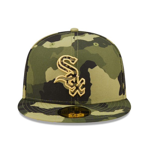 Chicago White Sox New Era 2022 Armed Forces Day On-Field 59FIFTY Fitted Hat - Camo