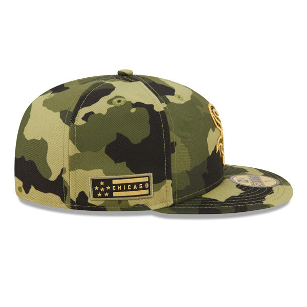 Chicago White Sox New Era 2022 Armed Forces Day On-Field 59FIFTY Fitted Hat - Camo