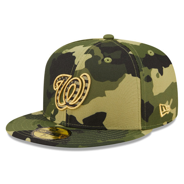 Washington Nationals New Era 2022 Armed Forces Day On-Field 59FIFTY Fitted Hat - Camo