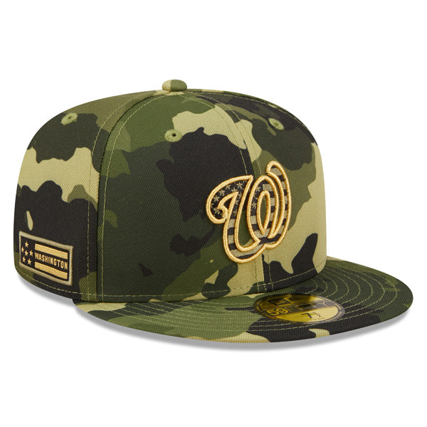 Washington Nationals New Era 2022 Armed Forces Day On-Field 59FIFTY Fitted Hat - Camo