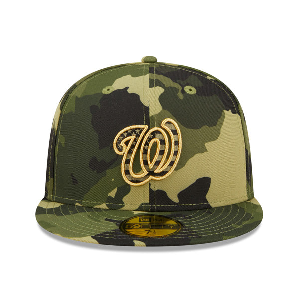 Washington Nationals New Era 2022 Armed Forces Day On-Field 59FIFTY Fitted Hat - Camo