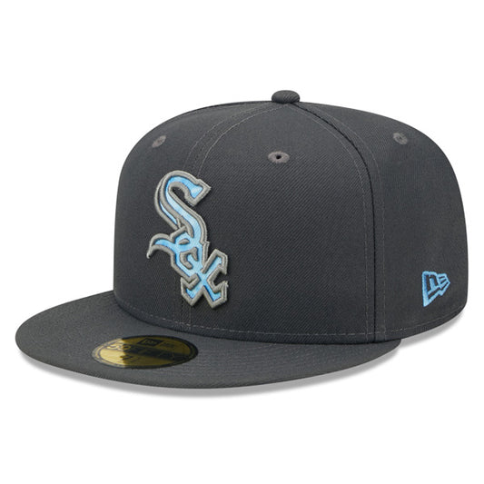 Chicago White Sox New Era 2022 FATHER'S DAY On-Field 59FIFTY Fitted Hat - Graphite/Sky