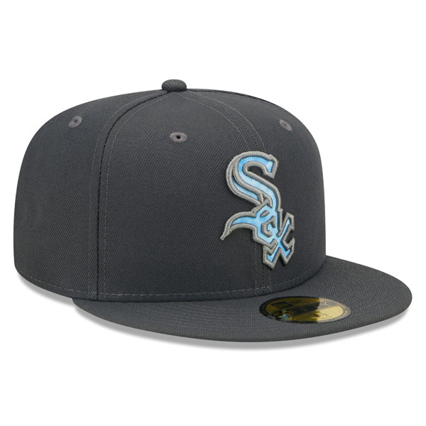 Chicago White Sox New Era 2022 FATHER'S DAY On-Field 59FIFTY Fitted Hat - Graphite/Sky