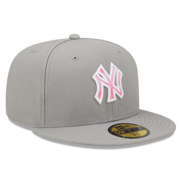 New York Yankees New Era 2022 Mother's Day On-Field 59FIFTY Fitted Hat - Gray/Pink