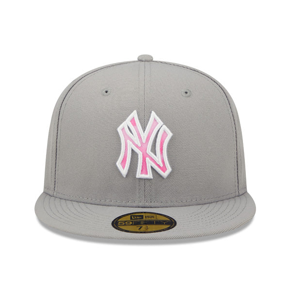 New York Yankees New Era 2022 Mother's Day On-Field 59FIFTY Fitted Hat - Gray/Pink