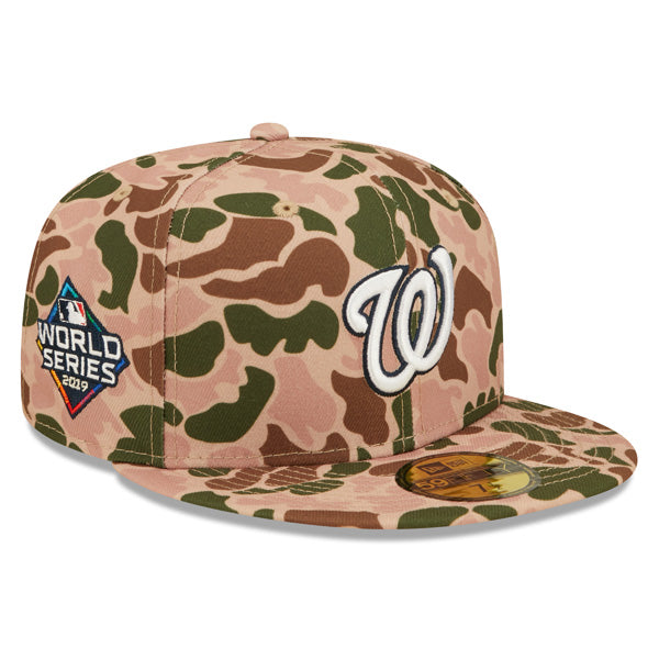Washington Nationals 2019 World Series DUCK CAMO 59Fifty Fitted Hat - Camo Deluxe