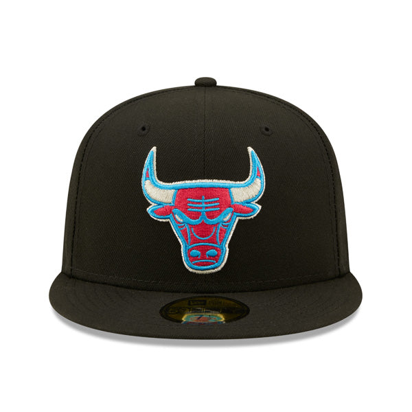 Chicago Bulls New Era 2022 NBA All-Star Game Starry 59FIFTY Fitted Hat - Black/Vice-Red Bottom