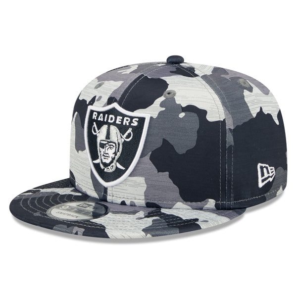 Las Vegas Raiders New Era 2022 NFL Training Camp Official 9FIFTY Snapback Adjustable Hat - Camo