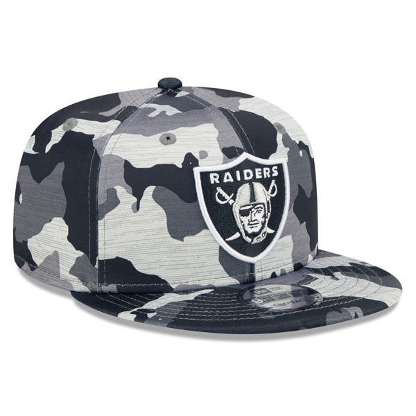 Las Vegas Raiders New Era 2022 NFL Training Camp Official 9FIFTY Snapback Adjustable Hat - Camo