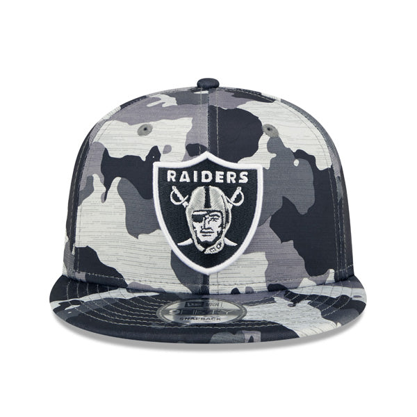 Las Vegas Raiders New Era 2022 NFL Training Camp Official 9FIFTY Snapback Adjustable Hat - Camo