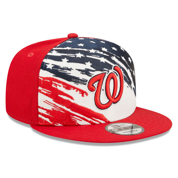 Washington Nationals New Era 4TH OF JULY On-Field 9Fifty Snapback Adjustable Hat - Red