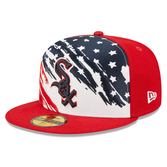 Chicago White Sox New Era 4TH OF JULY On-Field 59FIFTY Fitted Hat - Red