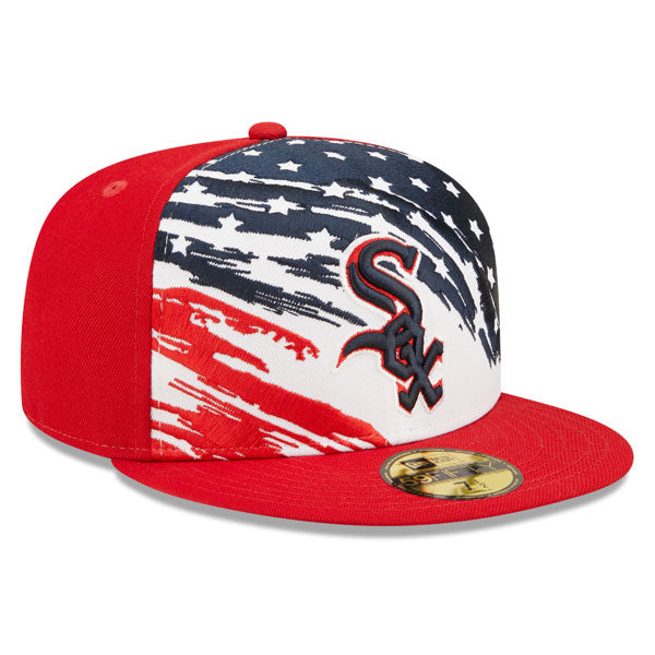 Chicago White Sox New Era 4TH OF JULY On-Field 59FIFTY Fitted Hat - Red