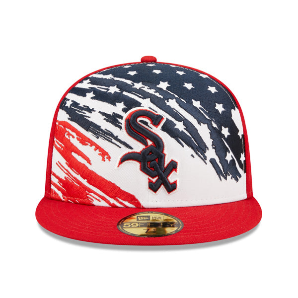Chicago White Sox New Era 4TH OF JULY On-Field 59FIFTY Fitted Hat - Red