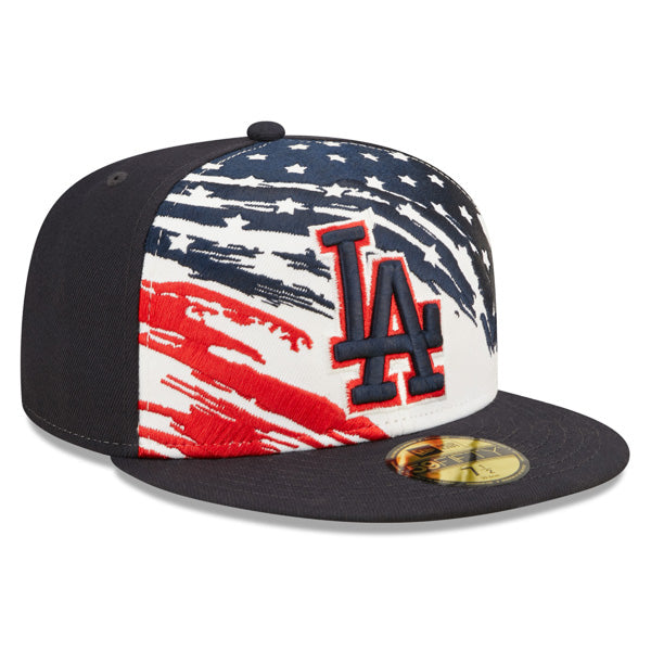 Los Angeles Dodgers New Era 4TH OF JULY On-Field 59FIFTY Fitted Hat - Navy