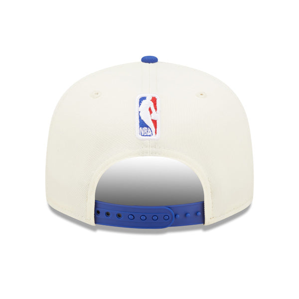 New York Knicks New Era 2022 NBA Draft 9FIFTY Snapback Adjustable Hat - Cream/Royal