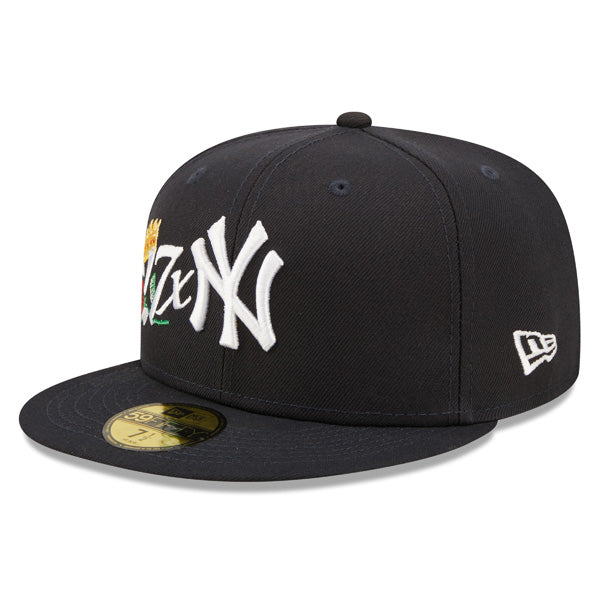 New York Yankees 27-Time Champions CROWN CHAMPS Exclusive New Era 59Fifty Fitted Hat - Navy