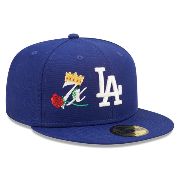 Los Angeles Dodgers 7-Time Champions CROWN CHAMPS Exclusive New Era 59Fifty Fitted Hat - Royal