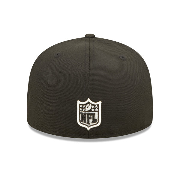 Oakland Raiders SUPER BOWL XVIII (18) Exclusive New Era 59Fifty Fitted Hat - Black/Pink Bottom