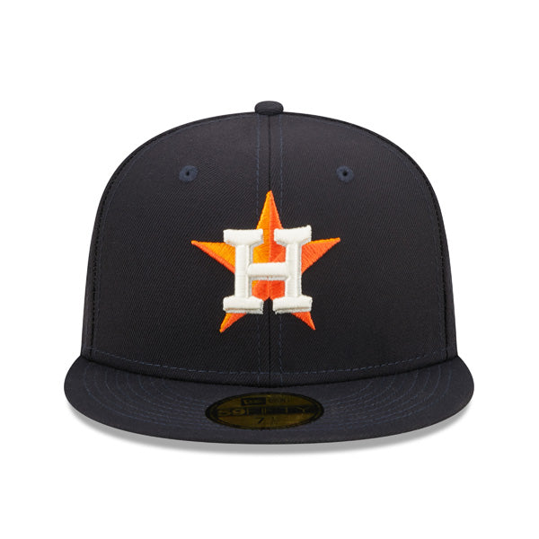 Houston Astros 2017 World Series New Era POP-ALOT 59Fifty Fitted Hat - Navy/Sky UV