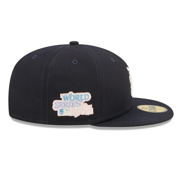 San Francisco Giants 2012 WORLD SERIES New Era POP-ALOT 59Fifty Fitted Hat - Navy/Pink Bottom