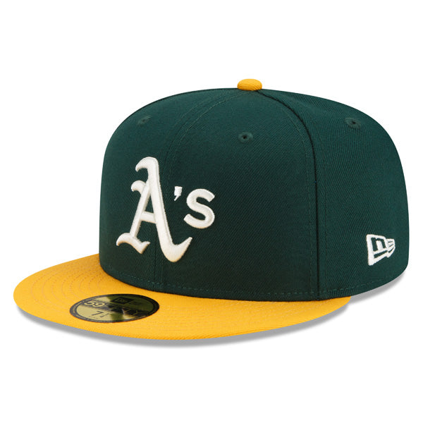 Oakland Athletics 1974 WORLD SERIES New Era POP-ALOT 59Fifty Fitted Hat - Green/Lavender