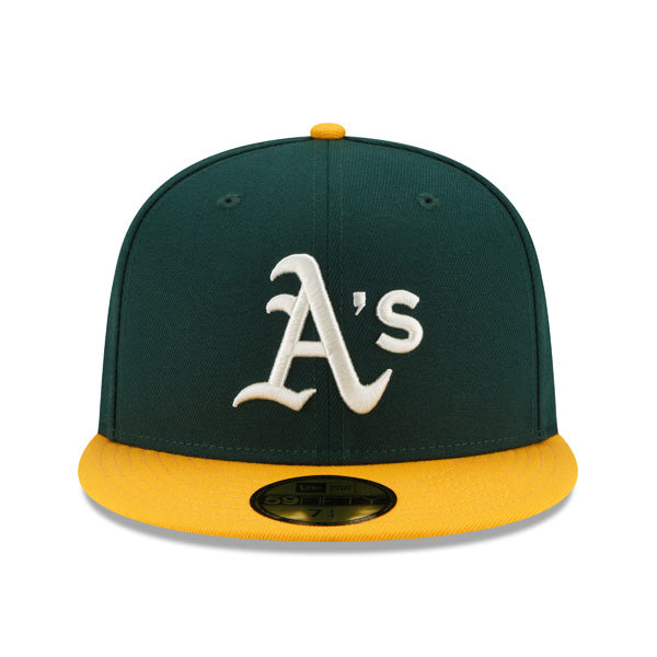 Oakland Athletics 1974 WORLD SERIES New Era POP-ALOT 59Fifty Fitted Hat - Green/Lavender