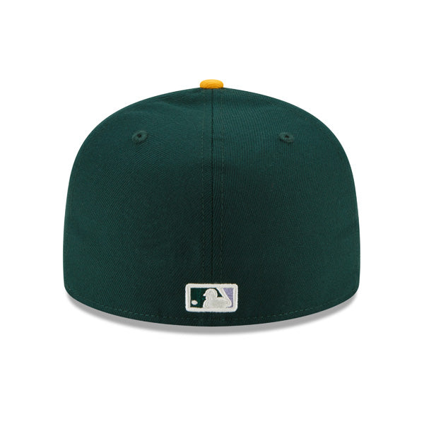 Oakland Athletics 1974 WORLD SERIES New Era POP-ALOT 59Fifty Fitted Hat - Green/Lavender