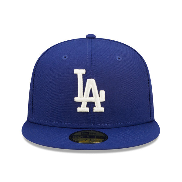 Los Angeles Dodgers 1988 WORLD SERIES New Era POP-ALOT 59Fifty Fitted Hat - Royal/Pink Bottom