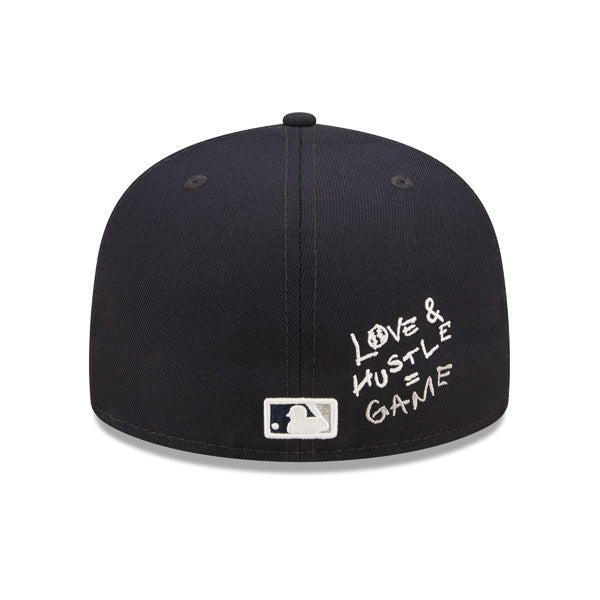 New York Yankees 1996 WORLD SERIES Exclusive TEAM HEARTS New Era Fitted 59Fifty MLB Hat -Navy