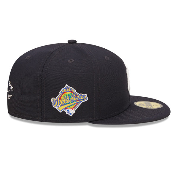 New York Yankees 1996 WORLD SERIES Exclusive TEAM HEARTS New Era Fitted 59Fifty MLB Hat -Navy