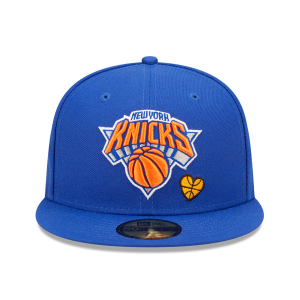 New York Knicks TEAM HEARTS Exclusive New Era Fitted 59Fifty NBA Hat - Royal