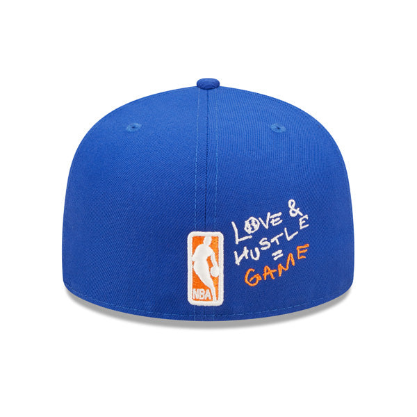 New York Knicks TEAM HEARTS Exclusive New Era Fitted 59Fifty NBA Hat - Royal