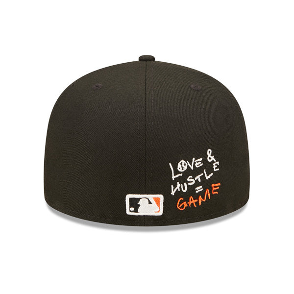 San Francisco Giants 2012 WORLD SERIES Exclusive TEAM HEARTS New Era Fitted 59Fifty MLB Hat - Black