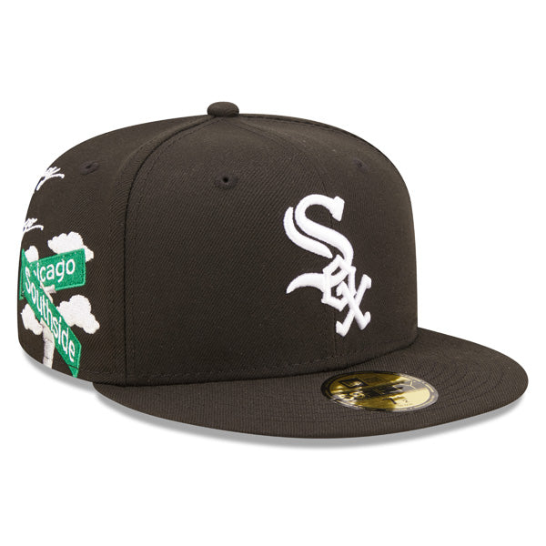 Chicago White Sox New Era Exclusive CLOUD ICON 59Fifty Fitted Hat - Black
