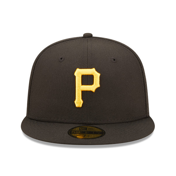 Pittsburgh Pirates New Era Exclusive CLOUD ICON 59Fifty Fitted Hat - Black