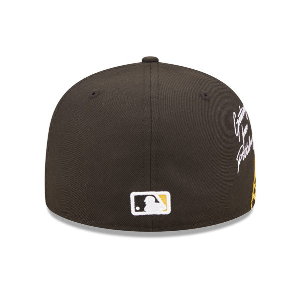 Pittsburgh Pirates New Era Exclusive CLOUD ICON 59Fifty Fitted Hat - Black