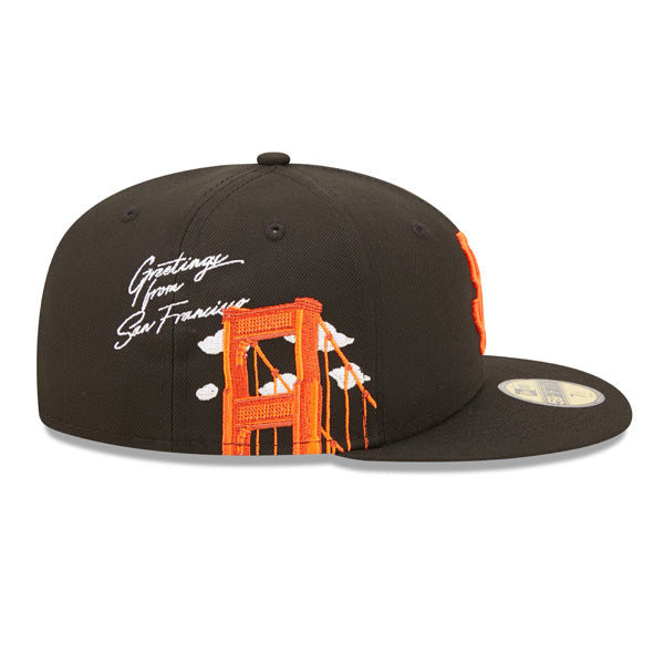 San Francisco Giants New Era Exclusive CLOUD ICON 59Fifty Fitted Hat - Black