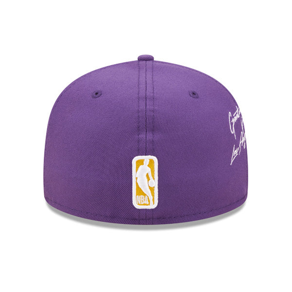 Los Angeles Lakers New Era Exclusive CLOUD ICON 59Fifty Fitted Hat - Purple